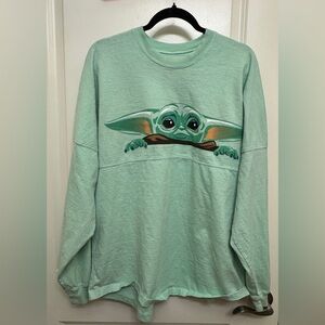 Star Wars Mint Green Baby Yoda Grogu Disney Spirit Jersey